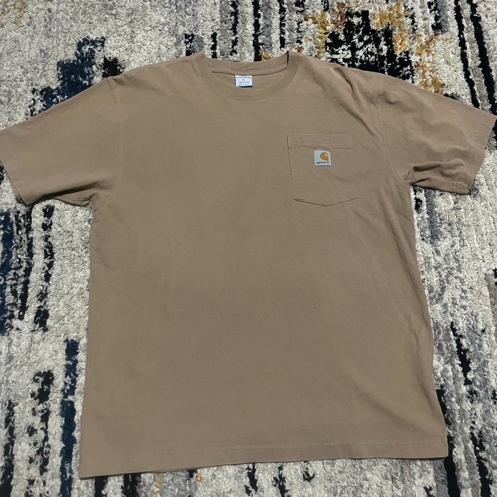 Carhartt tan size Large